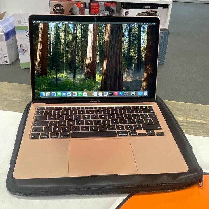 Apple Macbook Air 2020 13 - M1 - 8GB - 256GB - Topstaat, Computers en Software, Apple Macbooks, Zo goed als nieuw