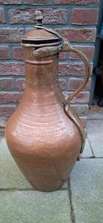 Koperen Kan/Vaas:, Antiek en Kunst, Antiek | Koper en Brons, Ophalen of Verzenden