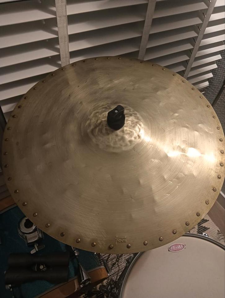 20" Trowa ride met 48 rivets, Muziek en Instrumenten, Instrumenten | Onderdelen, Gebruikt, Ophalen of Verzenden