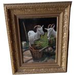 geitjes met kruiwagen Leon Engelen., Ophalen of Verzenden