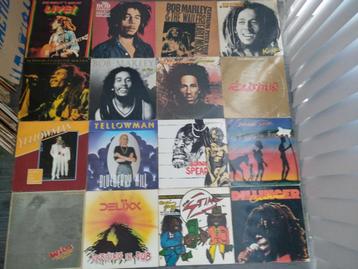 BOB MARLEY DIVERSE REGGAE LP VINYL COLLECTIE 22  STUKS LP  beschikbaar voor biedingen