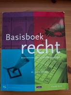 Basisboek recht bonnenboek voor juridische opleidingen, Sociale wetenschap, Ophalen of Verzenden, Zo goed als nieuw, Lydia Janssen