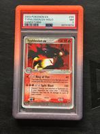 Typhlosion ex  Sandstorm psa 7, Hobby en Vrije tijd, Verzamelkaartspellen | Pokémon, Ophalen of Verzenden