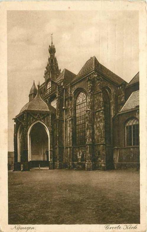 (377-544-023) Nijmegen Groote Kerk, Verzamelen, Ansichtkaarten | Nederland, Gelderland, Verzenden