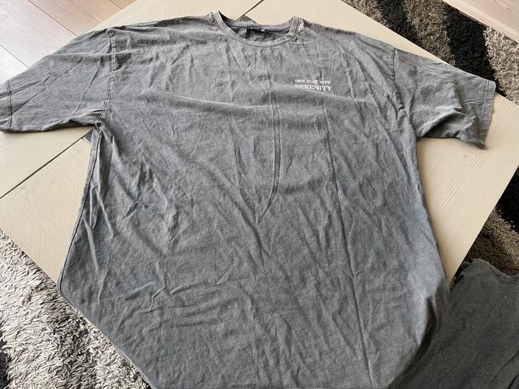 Leuk shirt van Even&Odd mt L voor 50 cent !!!, Kleding | Dames, T-shirts, Gedragen, Maat 42/44 (L), Grijs, Korte mouw, Ophalen of Verzenden