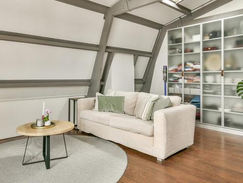 Linteloo designbank – comfortabele ribstof bank, Huis en Inrichting, Banken | Sofa's en Chaises Longues, Gebruikt, Driepersoons