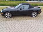 Mazda MX-5 2004 Zwart, Elektrische ramen, Achterwielaandrijving, 4 cilinders, Cabriolet