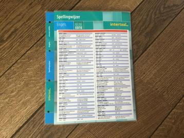 Spellingwijzer Engels nieuwe editie uitklapk 9789462937222 beschikbaar voor biedingen