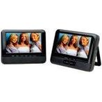 Portable DVD-speler met 2 schermen - 7 inch, Gebruikt, Draagbaar, Ophalen, Overige merken