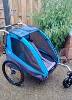 Thule Coaster XT fietskar incl baby sling (voor 2 kinderen), Ophalen, THULE, Opvouwbaar, Zo goed als nieuw