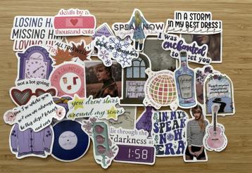 Taylor Swift muziek stickers beschikbaar voor biedingen