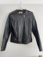 Leren jas van Mango maat 38, Maat 38/40 (M), Mango, Zwart, Ophalen of Verzenden