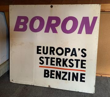 Oud reclamebord Boron beschikbaar voor biedingen
