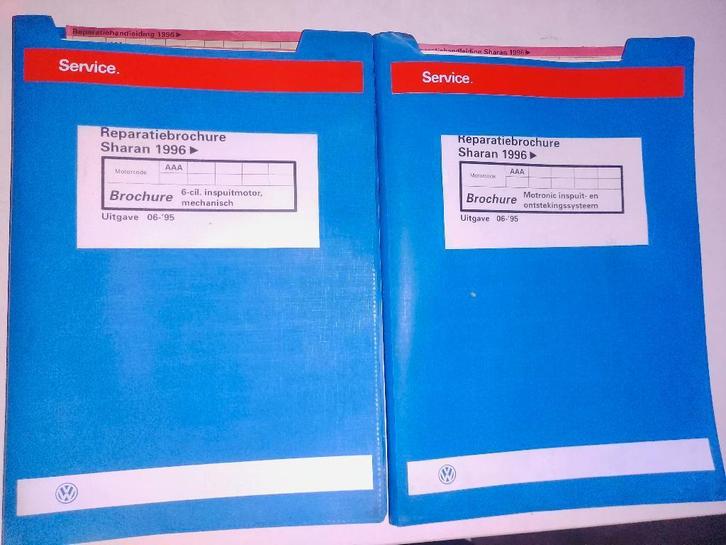 Werkplaatsboeken Volkswagen Sharan 2,8 VR6 motor AAA, Boeken, Auto's | Boeken, Gelezen, Volkswagen, Ophalen of Verzenden