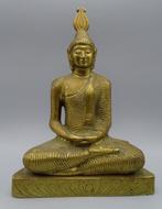 Sri Lanka brons Boeddha Beeld Kandyan Stijl privé collectie, Gebruikt, Ophalen of Verzenden