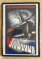 de Nederlandse Spoorwegen Trein NS Poster in lijst, Verzamelen, Spoorwegen en Tramwegen, Verzenden, Nieuw, Trein, Kaart of Prent