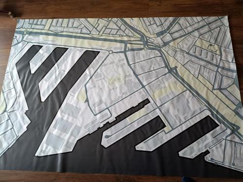 Uniek zeil, tekening van Merwehaven Rotterdam M4H 149x219cm, Antiek en Kunst, Kunst | Overige Kunst, Ophalen