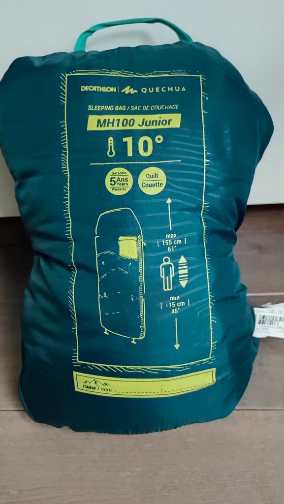 Kinder Slaapzak - Quechua MH100 Junior, Caravans en Kamperen, Slaapzakken, Ophalen of Verzenden