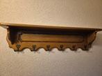 Houten Wandkapstok met Hoedenplank, Huis en Inrichting, Woonaccessoires | Kapstokken, Gebruikt, Minder dan 100 cm, Hout, Ophalen