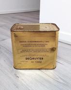 DE GRUYTER noodbiscuits blik 1962, Verzamelen, Verzenden