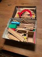 Houten trein 2 dozen kinder speelgoed, Ophalen of Verzenden, Zo goed als nieuw, Overige typen