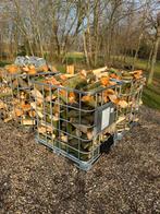 Kachelhout haardhout gezaagd en gekloofd 10 kuub in kratten., 6 m³ of meer, Ophalen, Overige houtsoorten, Blokken