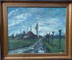 Schilderij olie op paneel, Ophalen