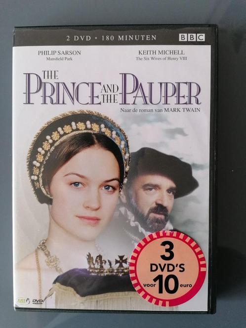 Dubbel DVD: The prince and the pauper., Cd's en Dvd's, Dvd's | Drama, Zo goed als nieuw, Drama, Alle leeftijden, Ophalen of Verzenden