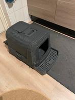 Antraciet kattenbak L 64 cm H 40cm, Dieren en Toebehoren, Kattenbakken, Ophalen, Gebruikt, Gesloten