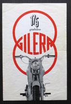 Engelse folder Gilera 175 Giubileo - 1961 (importeur NIMAG), Motoren, Handleidingen en Instructieboekjes, Overige merken