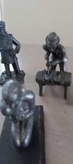 15 Tinnen Beelden - 6 tot 10 cm - Gemerkt, Ophalen of Verzenden