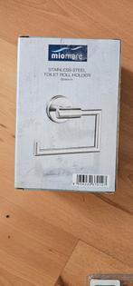 Nieuwe toiletrolhouder - nooit gebruikt!, Ophalen of Verzenden, Nieuw, Zwart, Handdoekenrek