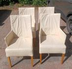 stoelen wit leer, Ophalen, Gebruikt, Wit, Leer