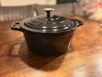 Brabantia stoofpan, Gebruikt, Gietijzer, Ophalen of Verzenden, Keramische plaat