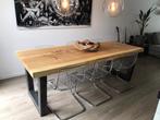 Boomstam Tafel (Tot Wel 8M Lang!), Huis en Inrichting, Tafels | Eettafels, Nieuw, Kersenhout, Ophalen of Verzenden