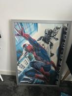 Spiderman poster in lijst, Ophalen, Zo goed als nieuw, Foto of Poster, Minder dan 50 cm
