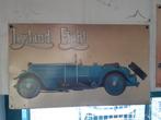 leyland eight auto reclamebord blik, Antiek en Kunst, Ophalen of Verzenden