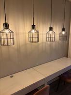 Hanglamp Mats zwart (4 stuks), Ophalen of Verzenden, Zo goed als nieuw, Metaal, Minder dan 50 cm