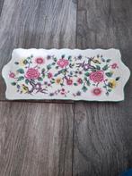 Vintage Old Foley cake schaal Chinese Rose, Ophalen of Verzenden, Overige stijlen, Aardewerk, Schaal of Schalen