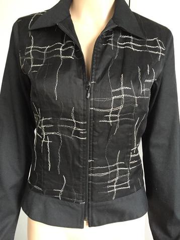 C121 Anne Fontaine: zwart jasje colbert blazer maat XS=34 beschikbaar voor biedingen