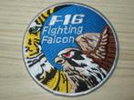 RNLAF F-16 Fighting Falcon 313 Squadron Tijger swirl patch, Verzamelen, Militaria | Algemeen, Embleem of Badge, Nederland, Luchtmacht