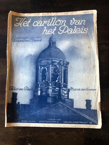 Bladmuziek Het Carillon van het Paleis voor pianoen zang beschikbaar voor biedingen