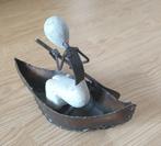 Zimbabwe sculptuur handmade "roeier",  volgnr 18, Ophalen of Verzenden