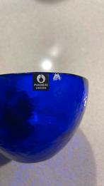 Pukeberg schaaltje kobalt blauw, Antiek en Kunst, Ophalen of Verzenden