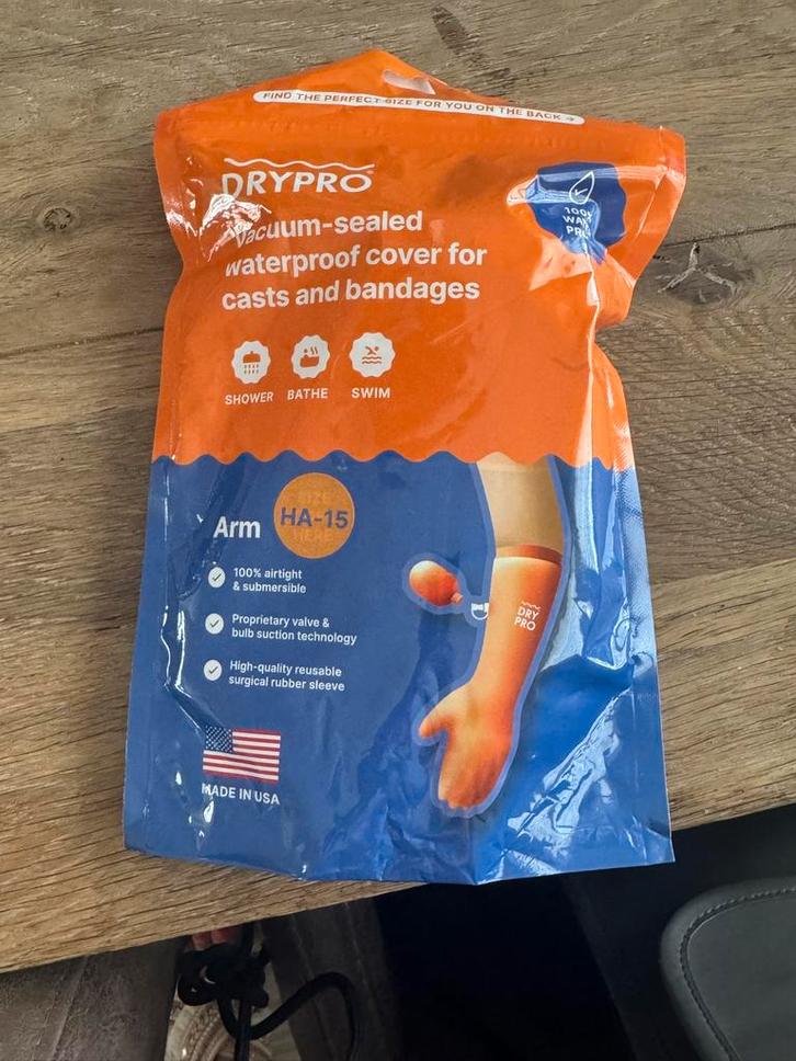 DRYPRO Arm Beschermhoes HA-15, Sport en Fitness, Gezondheidsproducten en Wellness, Gebruikt, Overige typen, Ophalen of Verzenden