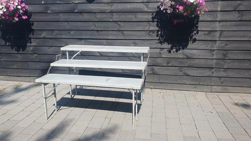 Professionele etagere tafel inklapbaar, markttafel, Diversen, Rommelmarktspullen, Zo goed als nieuw, Ophalen