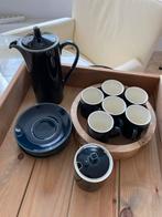 Prachtig blauw Servies voor Thee & Koffie, Huis en Inrichting, Ophalen, Gebruikt, Effen, Kop(pen) en/of Schotel(s)