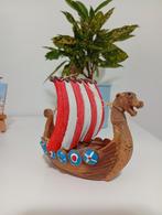 Viking schip uit IJsland 10 cm x12 cm., Ophalen of Verzenden