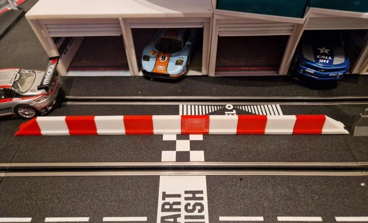 Pitstraat Guard rood/wit. Carrera 1:32 Digital, Kinderen en Baby's, Speelgoed | Racebanen, Nieuw, Racebaan, Elektrisch, Carrera