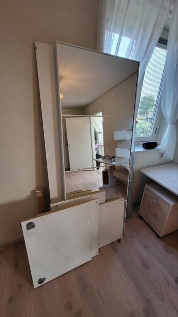 Witte Pax kledingkast met spiegeldeur IKEA - afbeelding 5